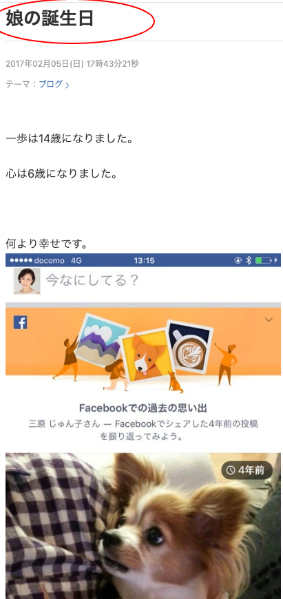 三原じゅん子　犬　娘